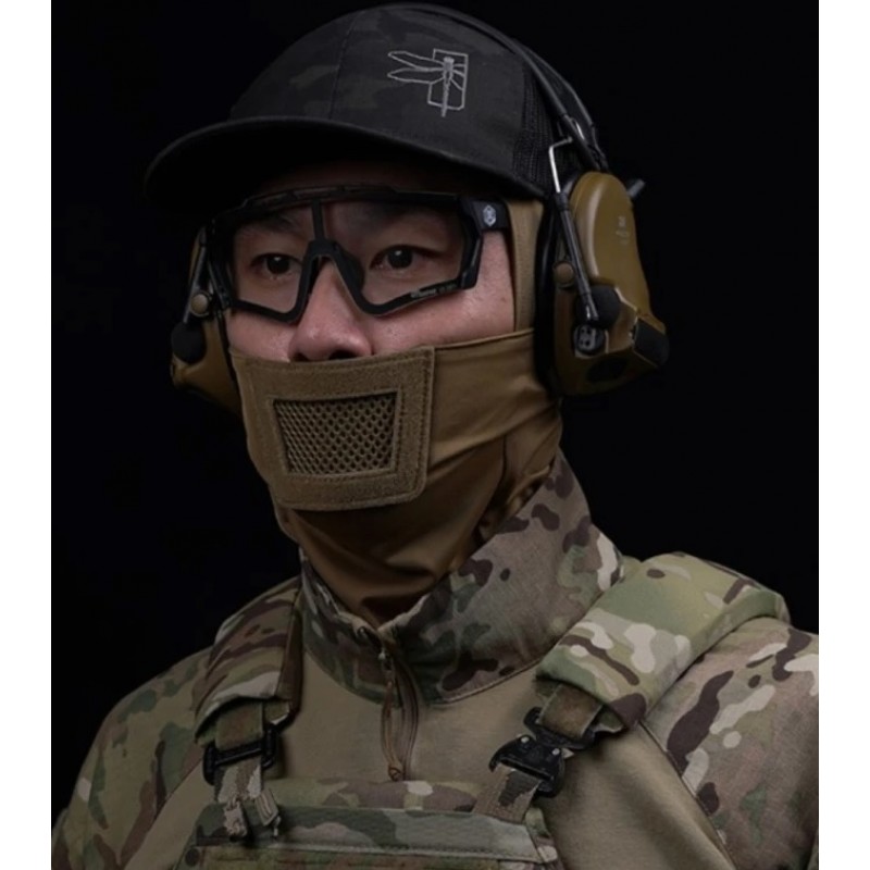 WST KNIGHT BALACLAVA WITH TEETH GUARD - BLACK