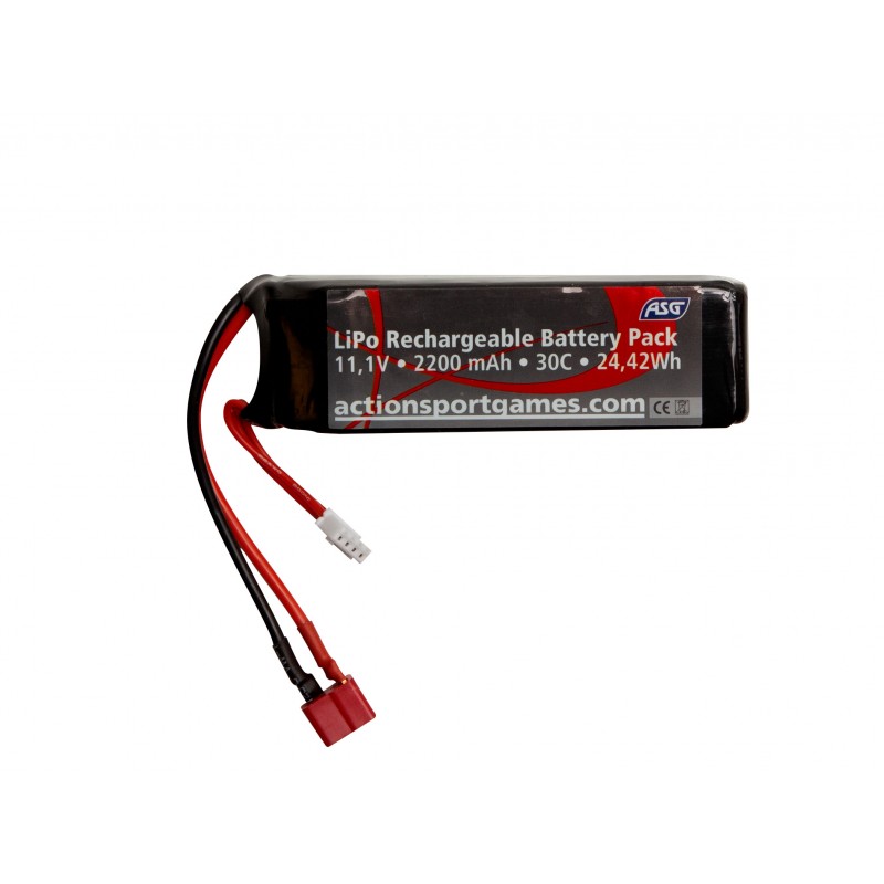 ASG BATTERIA LI-PO - 11.1V - 2200 MAH - 30C - T-PLUG
