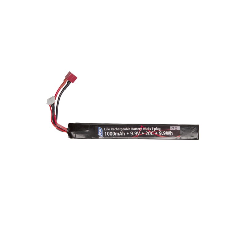 LI-FE T-PLUG ACUMULATOR - 9.9V X 1000MAH 20C