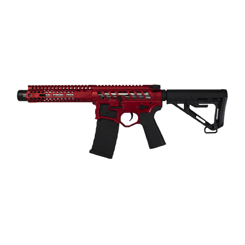 EMG F-1 FIREARMS PDW AEG - ELECTRONIC TRIGGER RED/BLACK
