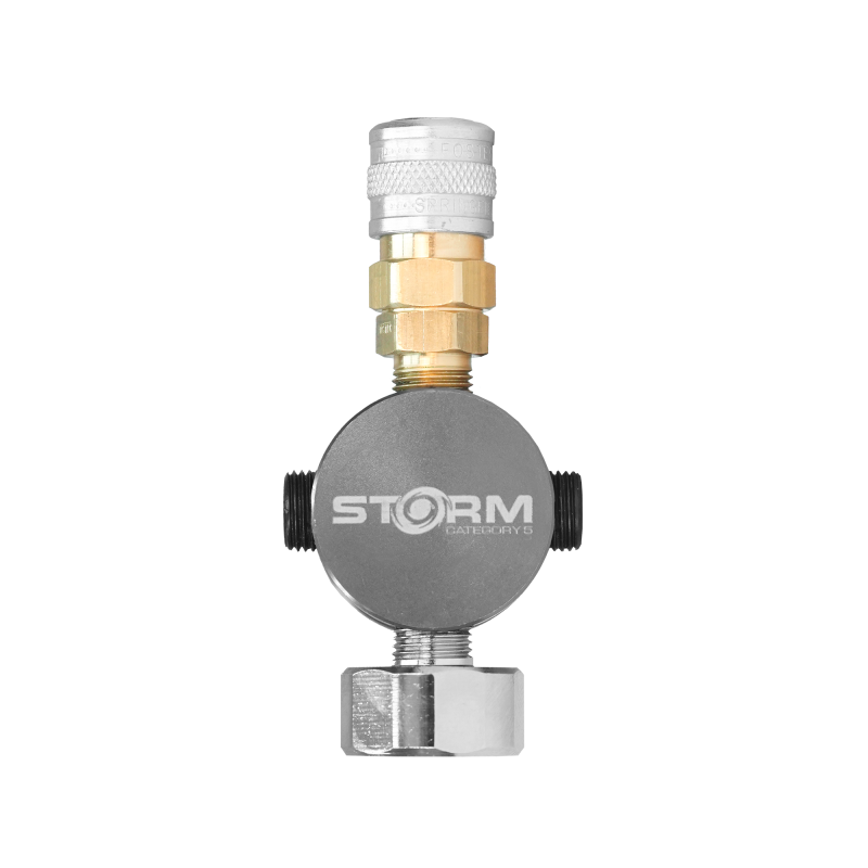 WOLVERINE AIRSOFT REGOLATORE STORM CATEG. 5 ONTANK CON LINEA - NERO