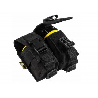 TAGINN POUCH DOPPIO PER GRANATE A MANO - NERO
