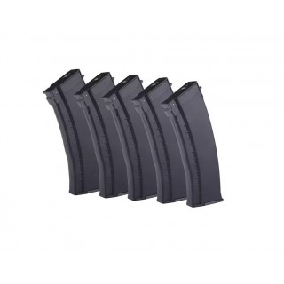 SET DE 5 INCARCATOARE MID-CAP - 150 BILE - PENTRU AK74
