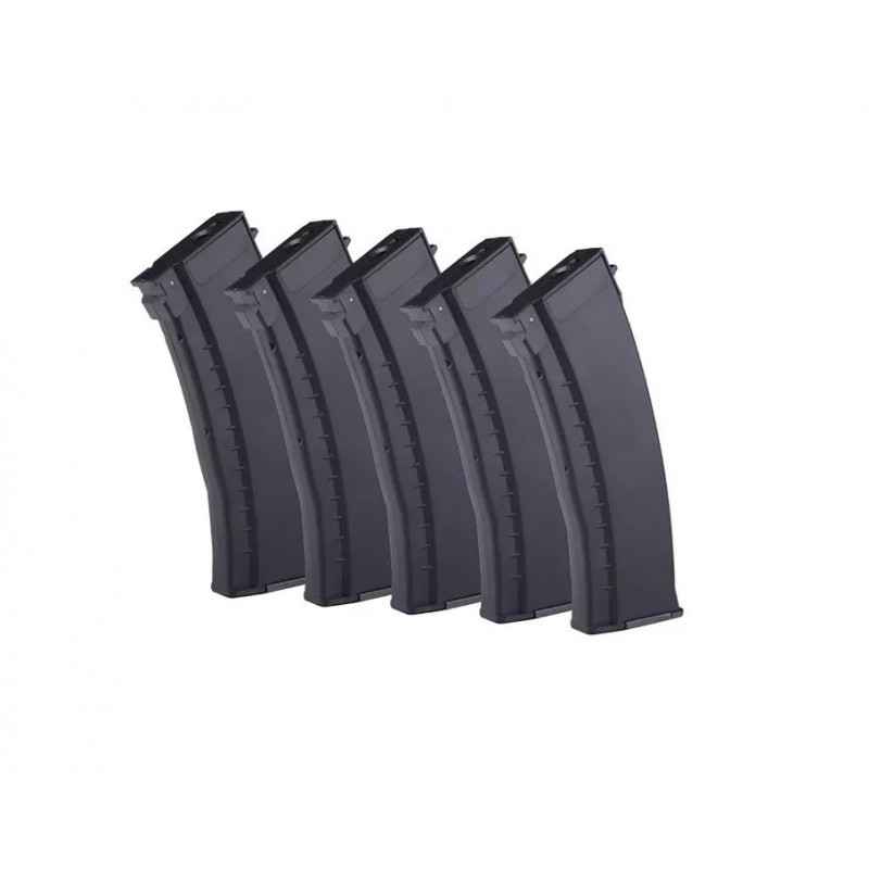 SET DE 5 INCARCATOARE MID-CAP - 150 BILE - PENTRU AK74