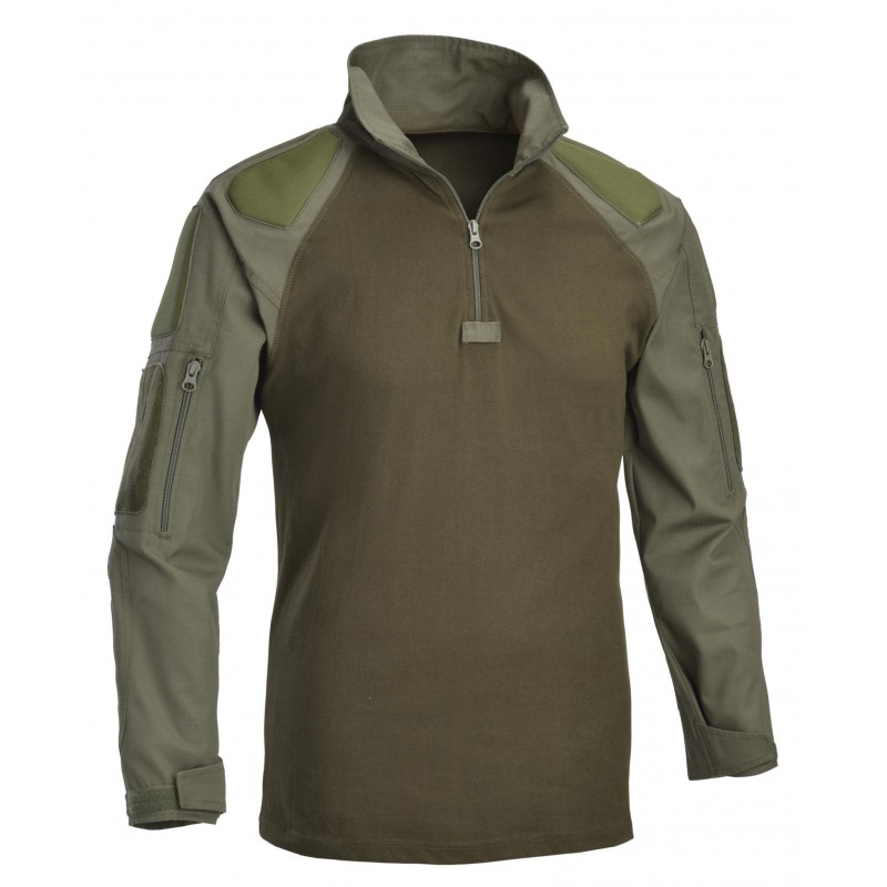 DEFCON 5 COMBAT SHIRT CON PROTEZIONI VERDE OD
