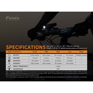 LANTERNA PENTRU BICICLETA MODEL BC21R V2.0 - SILVER