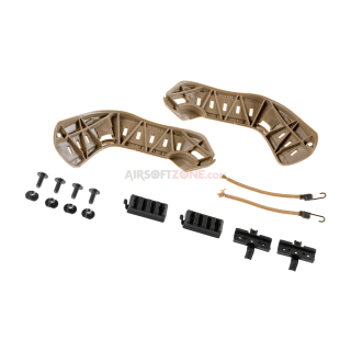 SET RAIL PENTRU CASCA MICH 2000 - DARK EARTH SET RAIL PENTRU CASCA MICH 2000 - DARK EARTH