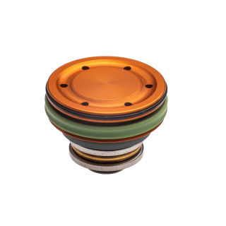 FPS SOFTAIR TESTA PISTONE CUSCINETTATA IN ERGAL CON DOPPIO OR