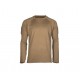 BLUZA TACTICA CU USCARE RAPIDA - MANECA LUNGA - DARK COYOTE
