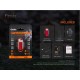 FENIX LUCE/TORCIA POSTERIORE RICARICABILE PER BICICLETTA BC05R V2.0
