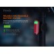 FENIX LUCE/TORCIA POSTERIORE RICARICABILE PER BICICLETTA BC05R V2.0