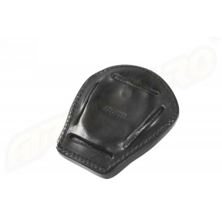 PORTA-MANETTE APERTO IN CUOIO - CON BOTTONE AUTOMATICO