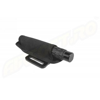 KING COBRA OPENED TELESCOPIC BATON HOLDER IN CORDURA - BLACK - BF