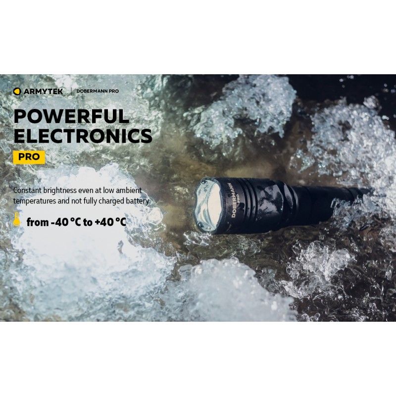 ARMYTEK DOBERMANN TORCIA TATTICA 2 IN 1 CON CARICATORE MAGNETICO USB - WHITE ARMYTEK DOBERMANN TORCIA TATTICA 2 IN 1 CON CARICATORE MAGNETICO USB - WHITE