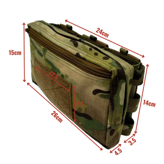 TRIPLE SNAP MAG UTILITY POUCH - MULTICAM