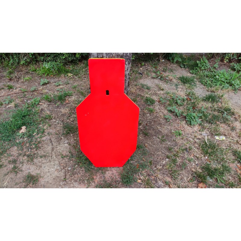 BERSAGLIO DI ALTA VISIBILITAIN HARDOX HB 450 - 61X30.5X1CM