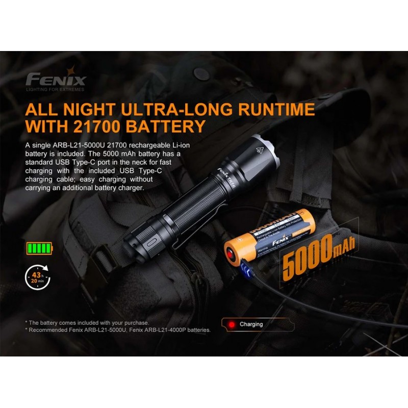 LANTERNA MODEL  TK16 V2.0 - BLACK