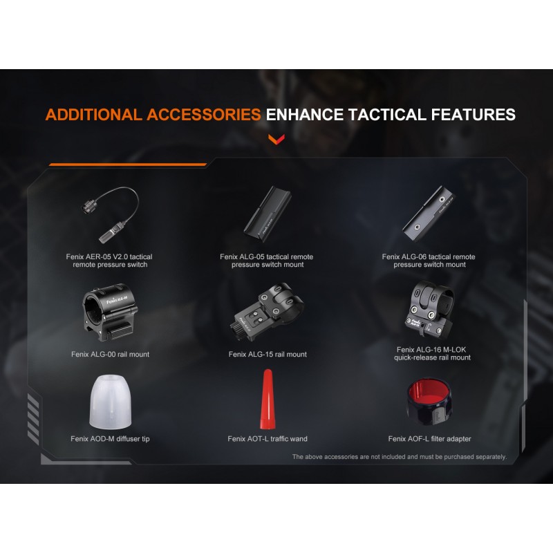 FENIX TK22R TACTICAL FLASHLIGHT