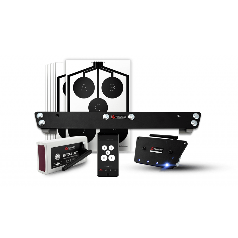 TRAINSHOT KIT BERSAGLI CON UNITA ELETTRONICA A LUNGO RAGGIO
