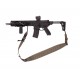 CINGHIA TATTICA A DUE PUNTI - LASER CUT - RANGER GREEN