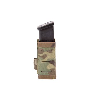SINGLE SNAP MAG POUCH - LASER CUT - 9MM SHORT - MULTICAM