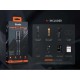 LANTERNA TACTICA HT30R LED CU LASER ALB