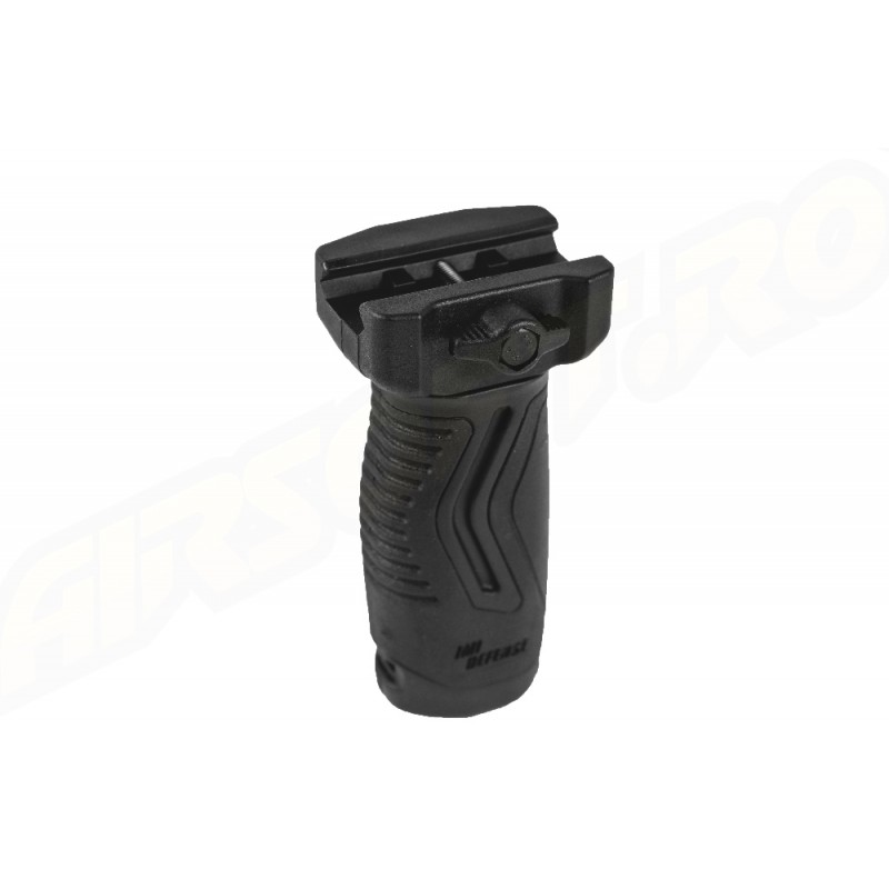 IMI DEFENSE FRONT GRIP OVG OVERMOLDING BLACK