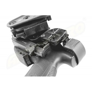KING COBRA FONDINA IN TECNOPOLIMERO MODELLO ER40L CON SISTEMA RRD PER PISTOLA CZ P10C
