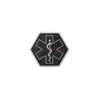 PATCH CAUCIUCAT PARAMEDIC HEXAGON - RANGER GREEN