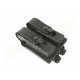 KING COBRA DOUBLE CLOSED POLYMER MAGAZINE POUCH - FOR GLOCK 17 - MOLLE SYSTEM - BLACK