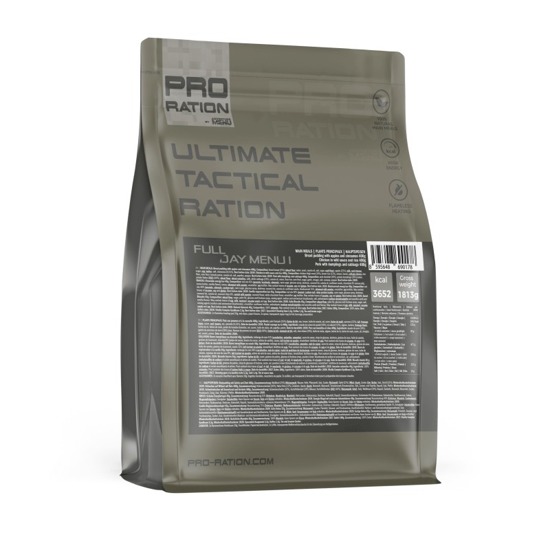 ULTIMATE TACTICAL RATION FULL DAY MENU I ULTIMATE TACTICAL RATION FULL DAY MENU I