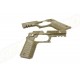SISTEM GRIP PLUS RAIL PENTRU 1911 - TAN