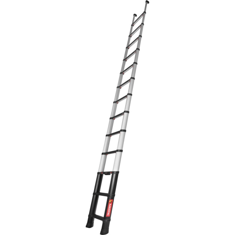 SCARA TELESCOPICA MODEL RESCUE - 4.1M - BLACK - STEP COVERS - TYPE B