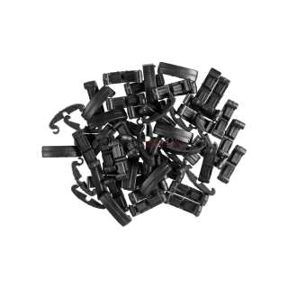 INDEX CLIPS - 60 PCS - BLACK