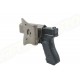 Amomax Polymer Tactical Holster for Glock 17/22/31, KWA ATP Series, APS ACP Series - FDE