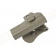 Amomax Polymer Tactical Holster for Glock 17/22/31, KWA ATP Series, APS ACP Series - FDE