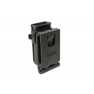 Amomax Porta-caricatore singolo in polimero per calibro 9 mm, .40, .45 - Nero