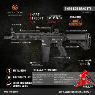 EVOLUTION SOFTAIR E-416 CQB RAHG - ETS EVOLUTION SOFTAIR E-416 CQB RAHG - ETS