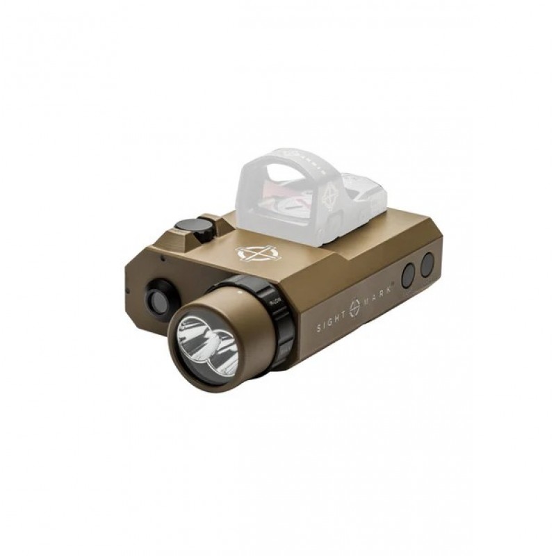 LOPRO COMBO - FLASHLIGHT AND GREEN LASER SIGHT - DARK EARTH
