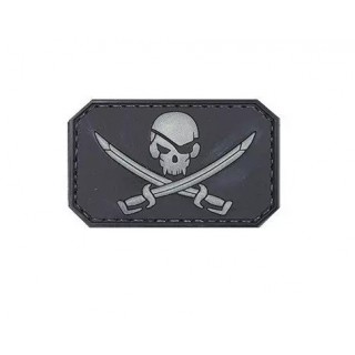 PATCH PIRATE SKULL 3D