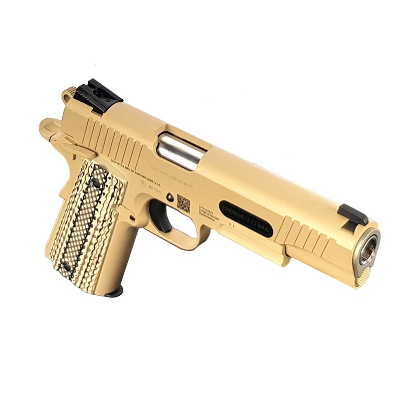 CYBER GUN COLT M45A - CO2 - BLOW-BACK -  TAN