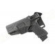 Cytac Fondina in polimero livello III per mancini per polizia adatta per Glock G17 Gen5 / G17 Gen4