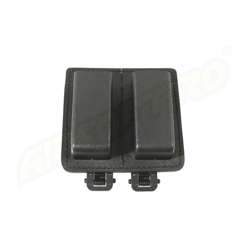 KING COBRA DOUBLE MAGAZINE POUCH MOLLE ML - KYDEX - FOR GLOCK17 - BLACK