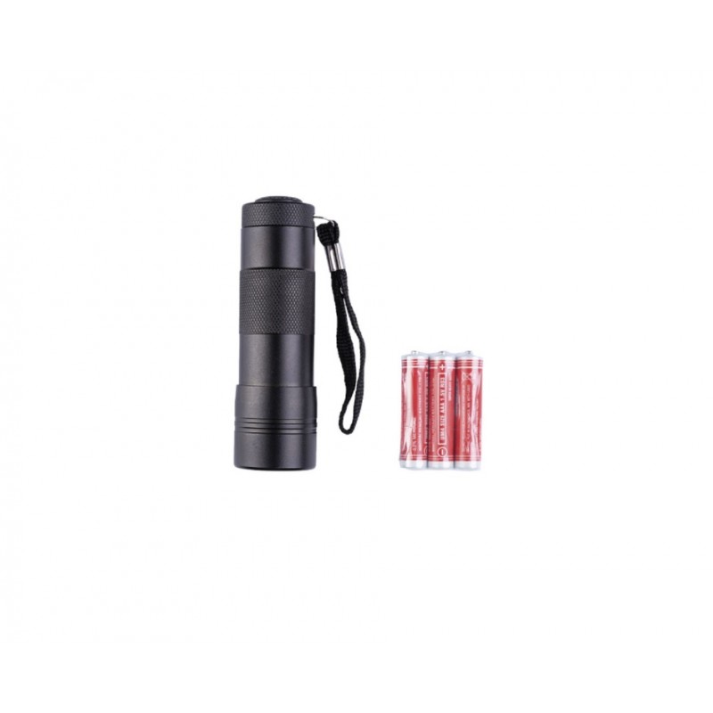 LANTERNA 12 LED - BLACK (3AAA)