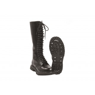 STIVALI DI PELLE - MODELLO INVADER CON 20 BUCHI