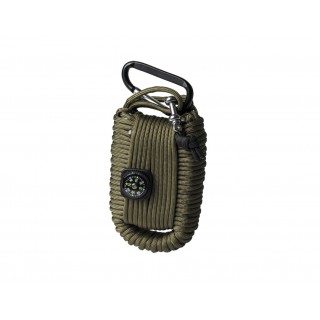 MIL-TEC OD PARACORD SURVIVAL KIT LARGE