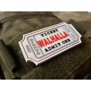 PATCH CAUCIUC - LARGE WALHALLA TICKET - WHITE PATCH CAUCIUC - LARGE WALHALLA TICKET - WHITE
