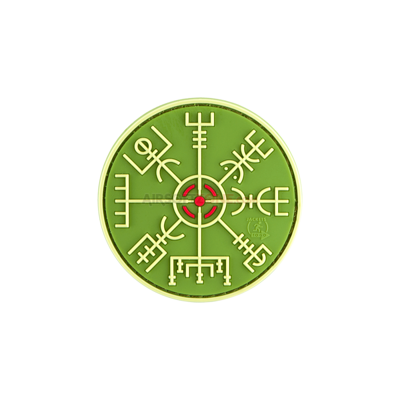 PATCH CAUCIUC - HELM OF AWE - GREEN