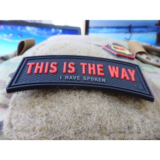 PATCH CAUCIUC - THIS IS THE WAY -COLOR PATCH CAUCIUC - THIS IS THE WAY -COLOR