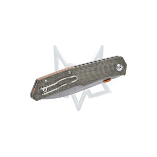 FOX KNIVES RASOIO STRETTO DISEGNATO DA BOB TERZUOLA - OD GREEN